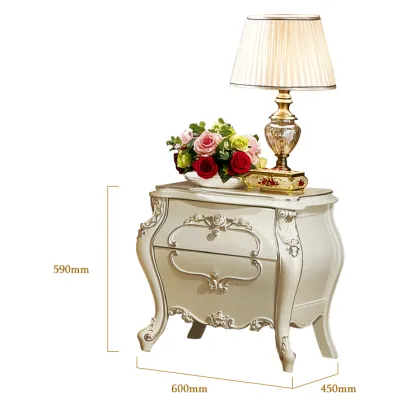 H8802G Hotel Wooden Bedroom Furniture Bedside Table