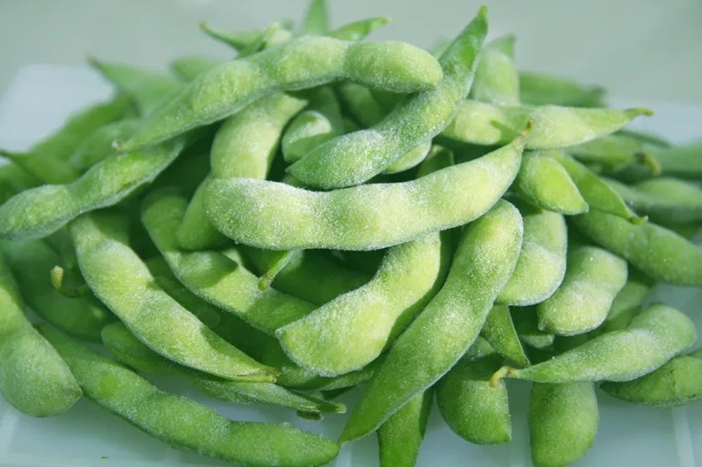 Fluidized flow bed freezer for IQF green beans