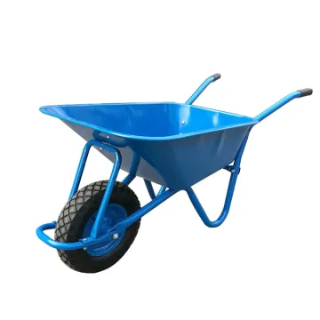 Blue Metal Wheelbarrow for Building Construction - Wholesale Deep Dipper Solid Wheelbarrow