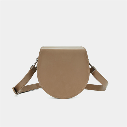 Classic Horseshoe Design Genuine Leather Saddle Bag