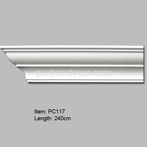 Polyurethane عصري چت کورنیس