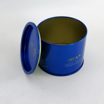 La production de masse d'usine ronde en métal bidon peut boîte de cadeau de bidon de thé