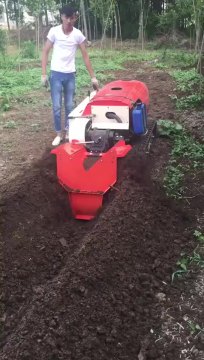 Remote Control Traktor Seluler Rotary Multifungsi Pertanian Membolos Ridging Tiller