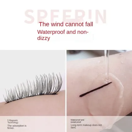 Darkest Black Full Strip Self-Adhesive False Eyelash Trays for Natural Eyelash Extensions