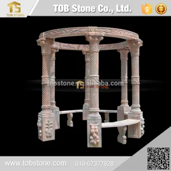 Lady Statue stone pavilion , Outdoor gazebo