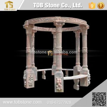 Lady Statue stone pavilion , Outdoor gazebo