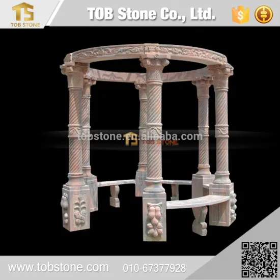 Lady Statue stone pavilion , Outdoor gazebo