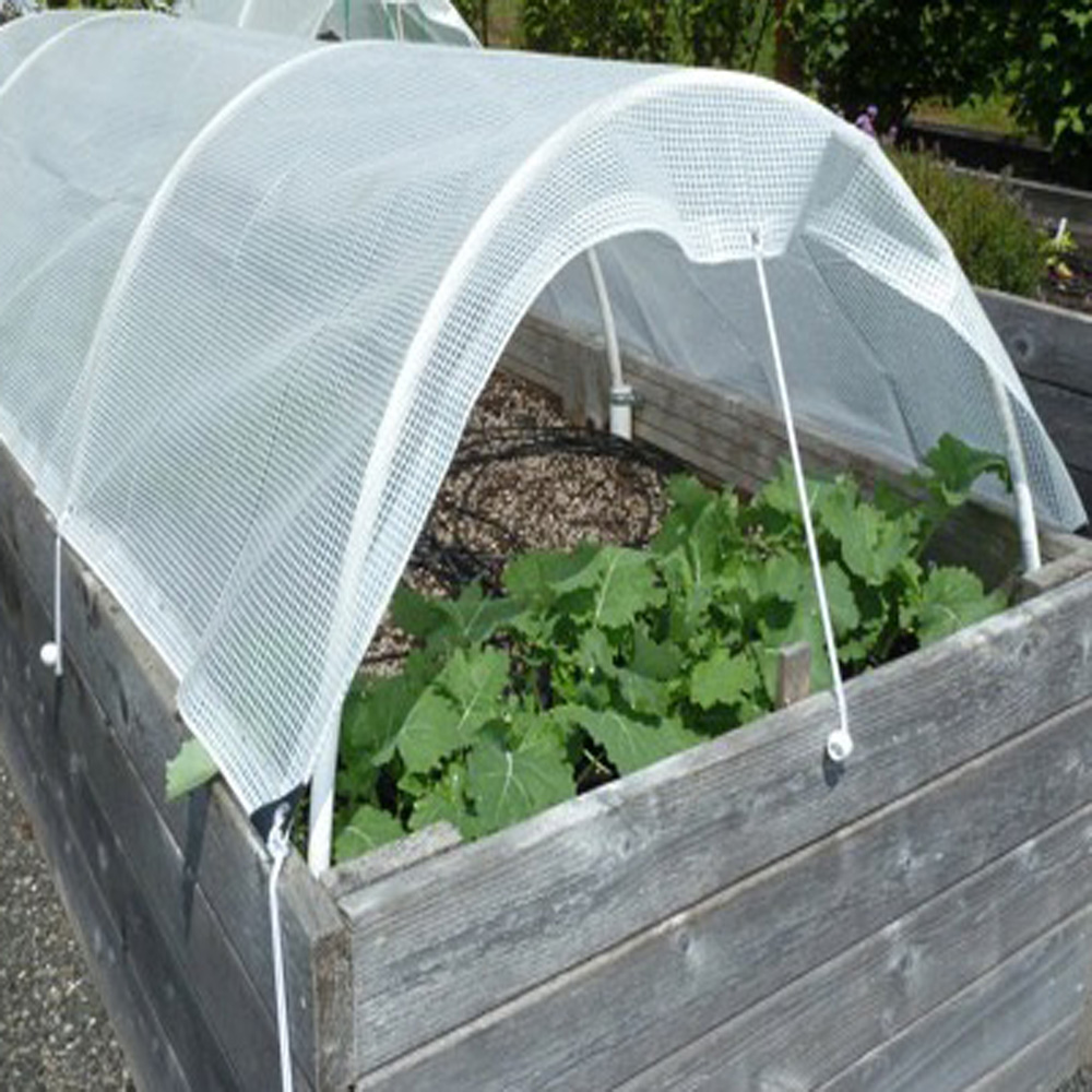 Transparent Gridding Poly Tarp For Garden Greenhouse