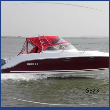 Gather 2016 hot sale cheap fiberglass boat, 7m small fiberglass boat
