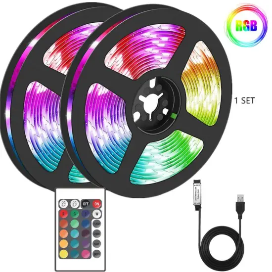 RGB USB-Powered LED Strip Lights: Perfect for TV Backlights and Home Decor