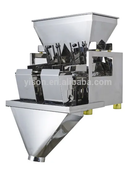 Granule filling machine weigher scale 2-head linear weigher