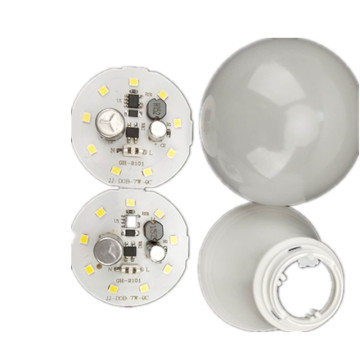 Chinese fabrikant 2835 5W AC85-265V LED-lamp met capaciteit 90-100lm DOB LED BULB SKD