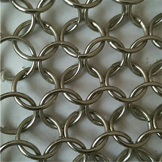 Brass and Copper Chain Mail Curtains 10MM