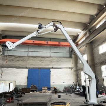 Marine deck crane 0.99T10M folding boom marine crane with compact structure