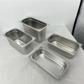 Gastronorm stainless steel 1/3 100mm tray sealable lid