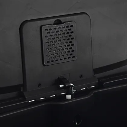 stainless steel rectangle home use trash can