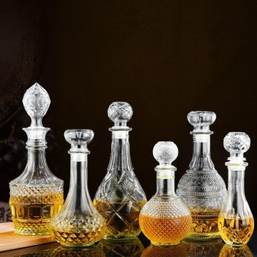 750ml Manufacturers Supply High-End Spirits Glass Bottles for 500ml and 1000ml Liquor Bottles