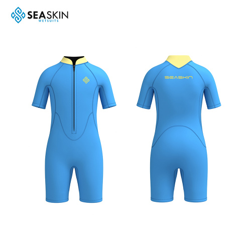 Seaskin Short Sleeves Springsuit with Front Zip