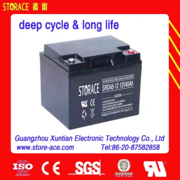 solar battery 12v 45ah deep cycle battery