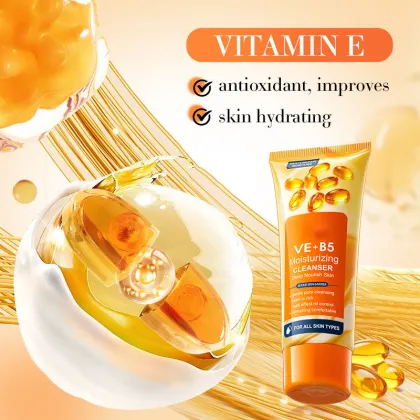 Vitamin E+B5 Facial Cleanser - Clean, Moisturize, Multi-effect