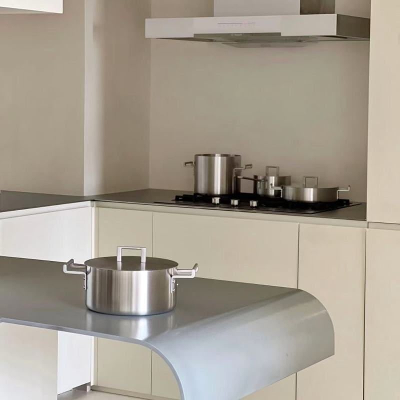 Professional Stainless Steel Cookware with Sleek Design