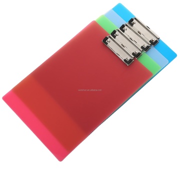 A4 Transparent Plastic Clipboard - Ideal for Office and School