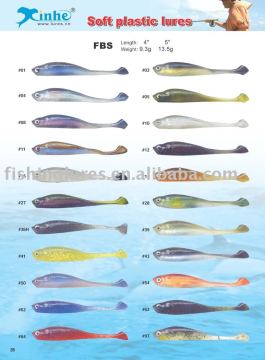 high quantity shad bait soft plastic fishing lure