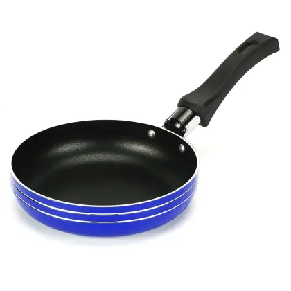 Aluminum Non Stick Cast Iron Fry Pan with Marble Coating - No Oil, No Smoke Frying Pan
