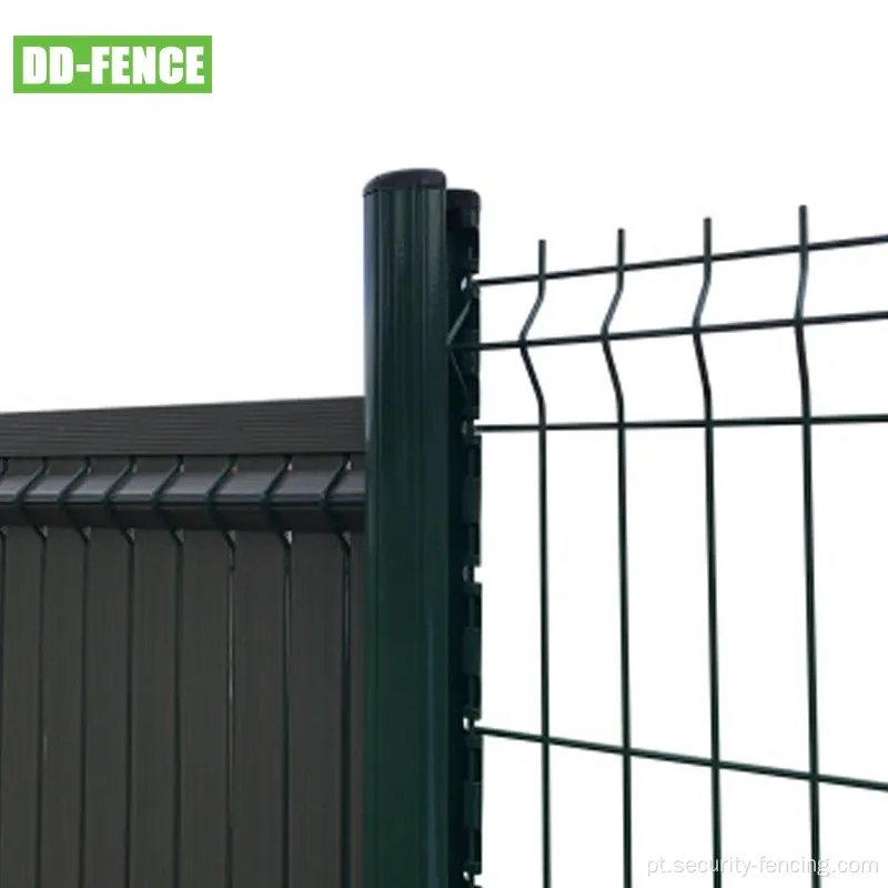 Piscina externa 3D Curved Painel Fence Privacy Screen
