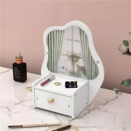 Modern Luxury Creative Cloud Makeup Mirror Jewelry Storage Box