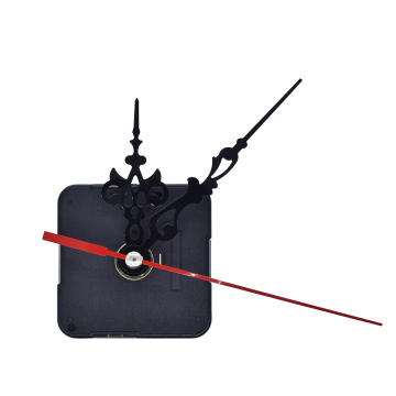 Mécanisme de mouvement de l'horloge murale de quartz Kit de réparation de bricolage avec les mains rouges
