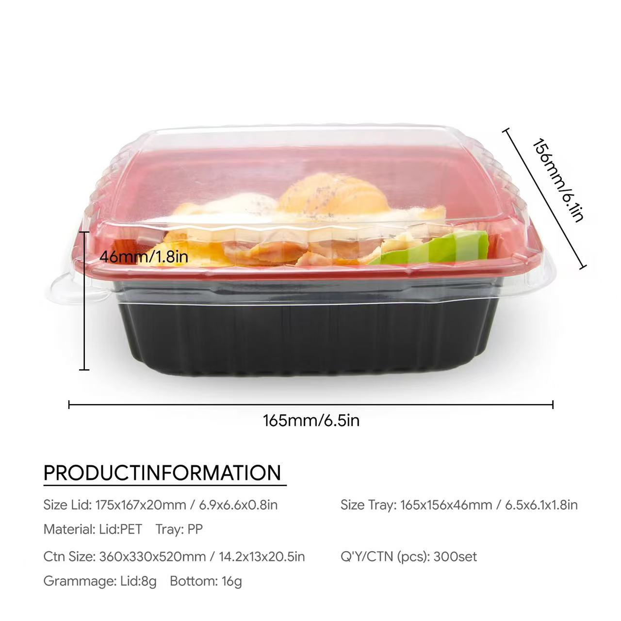 Double color PP film disposable tableware packaging