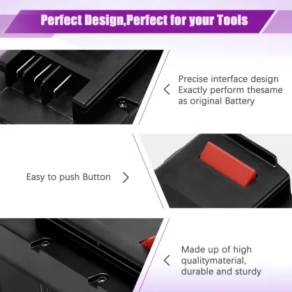 18V NiMH Battery Pack - 4000mAh Replacement for Black and Decker Power Tools