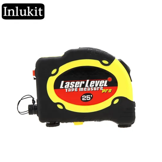 Professional 2 Horizontal Bubble Multifunctional Laser Level with 18FT Range and 550cm Measuring Tape