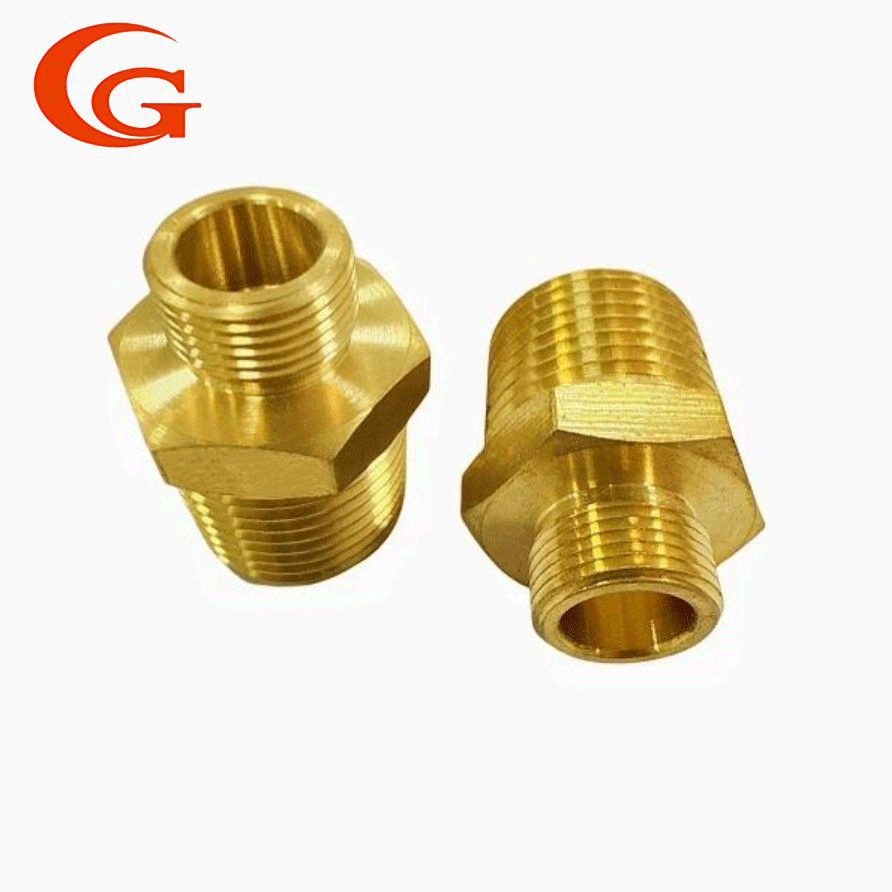Junta de compresión de manguera de latón hexagonal