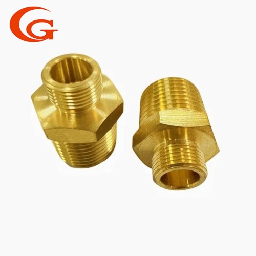 Junta de compresión de manguera de latón hexagonal