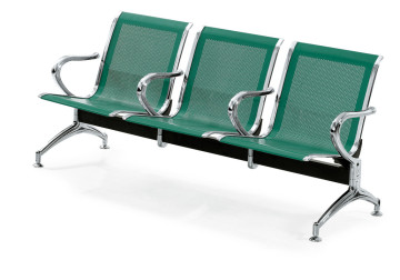 European Green 3 Seater Airport Chair Waco A309