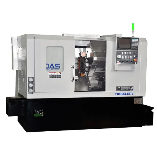 45 Degree CNC Lathe: Slant Bed Metal Machine with 3-Axis Control - TX600-6PY