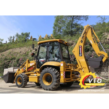 hot sell shanmon 388t backhoe loader with parts