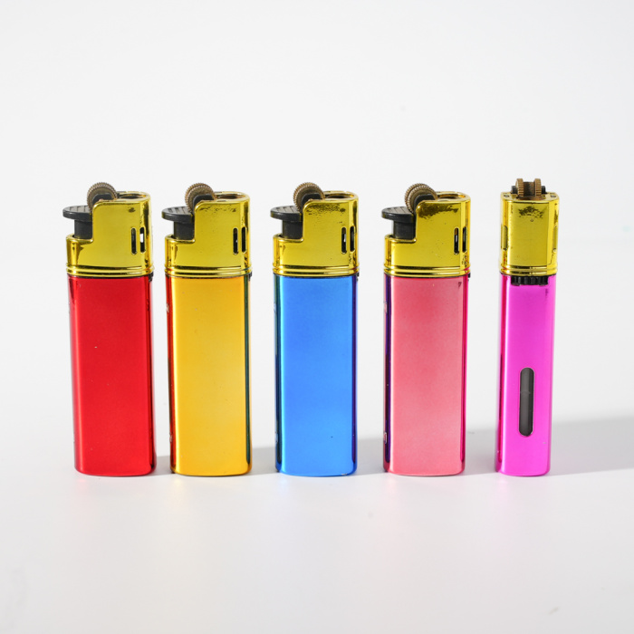Пять цветных матовых металлических крышек Jet Flame Ligher