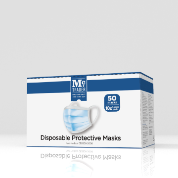 Disposable Adult face Mask 50 pieces
