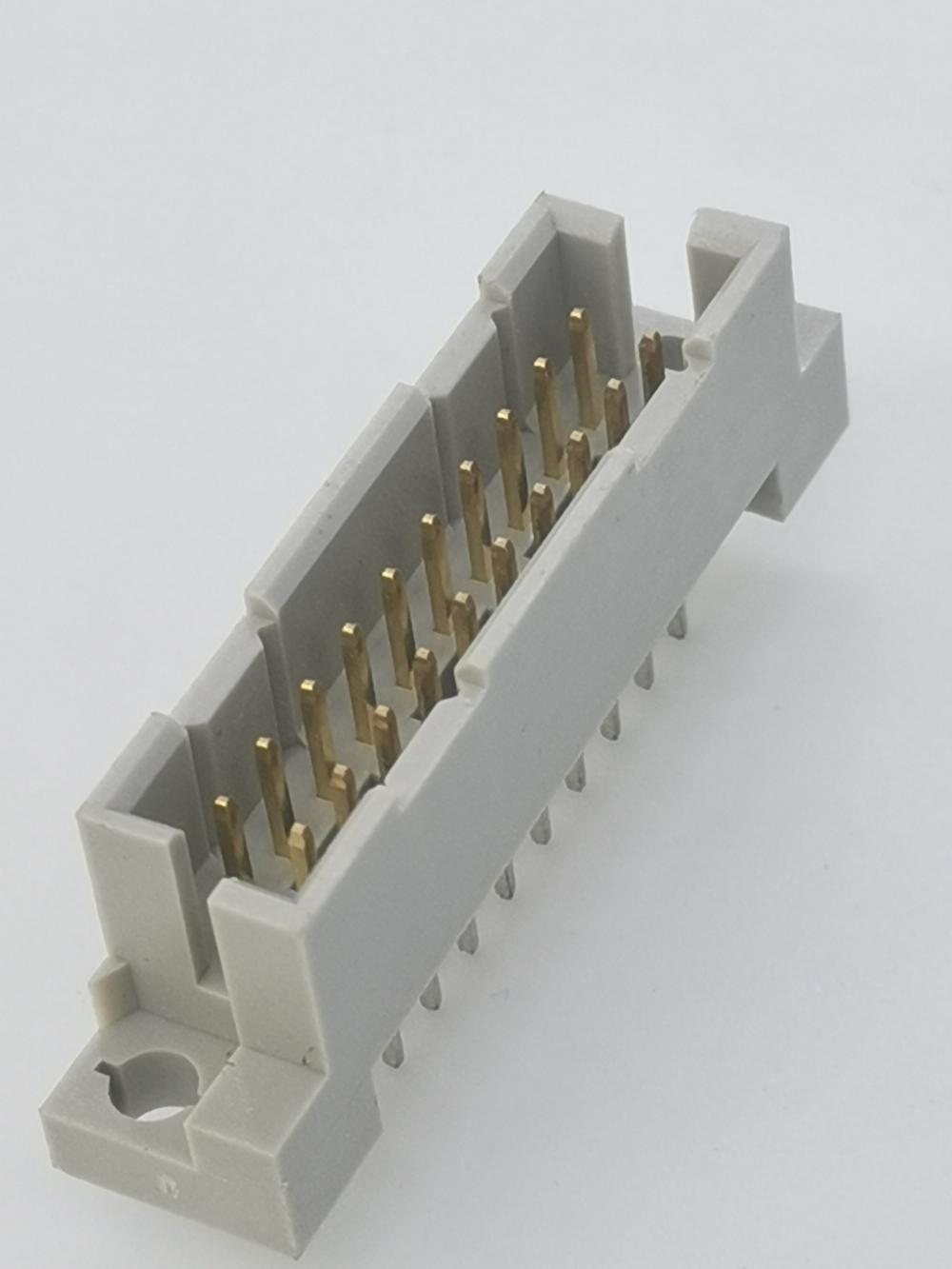 20 Pins DIN41612 Vertical Plug Type 0.33Q Connectors