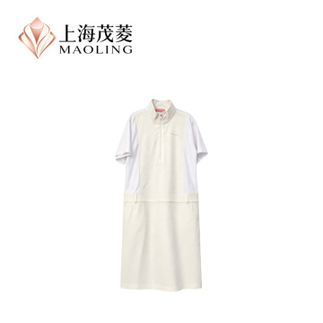 Vestido elegante de manga corta para el verano