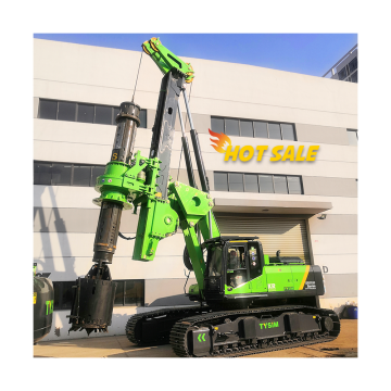 Low Headroom Piling Rig with Powerful Rotary Braking Performance for Underground Mine Drilling