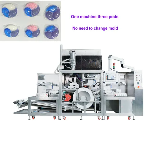 High-Quality Three Chambers Laundry Dishwasher Pods Making Machine - Hot Selling DADE
