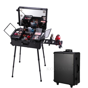 Music Player Makeup Station with Light Mirror