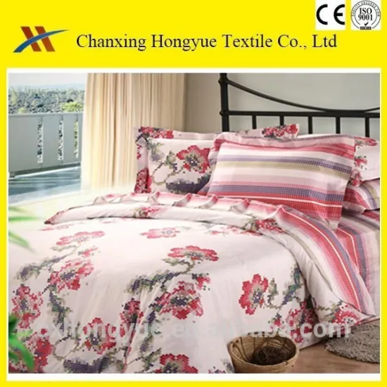 Mirofiber 100% polyester disperse printed fabric for bedding