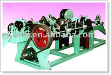 Barbed wire machine
