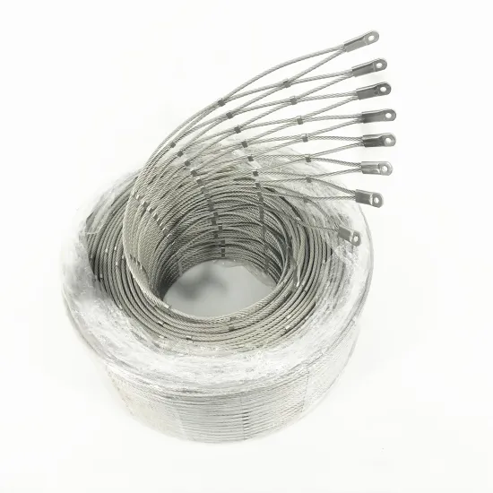 Flexible Inox Wire Rope Mesh for Building Facades and Balustrades