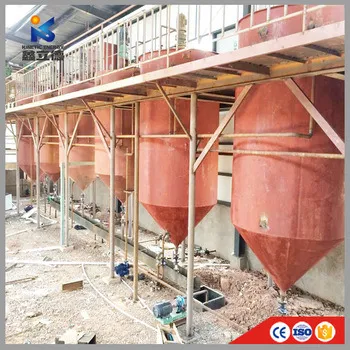 Small Scale Palm Oil Refining Machinery Oil Production Line Edible Rice Bran Oil Refining Machine